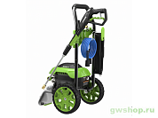 Мойка GHP2000 Greenworks 2000Вт, 140бар, 360л/час, шланг 8м, самовсасывание